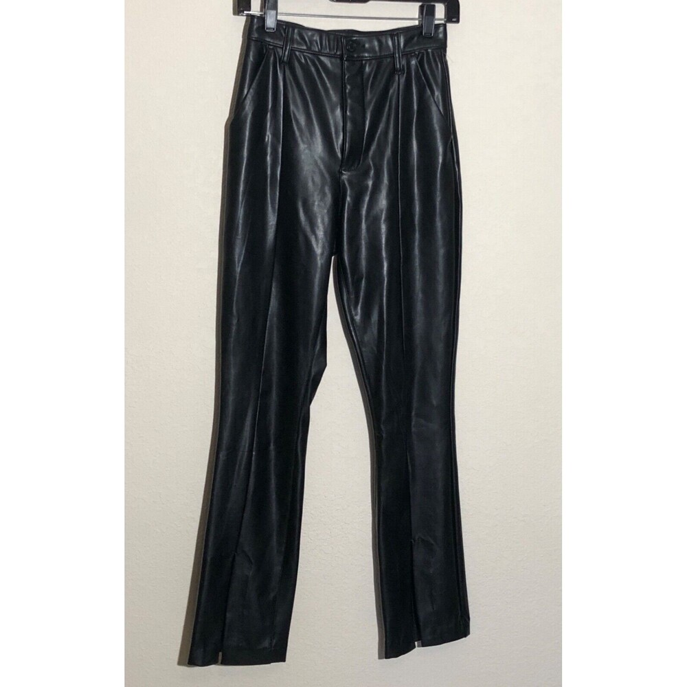 Abercrombie & Fitch Pants Womens 27/4 Black‎ Faux Leather Skinny Ultra High Rise